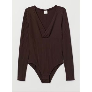 brown H&M bodysuit